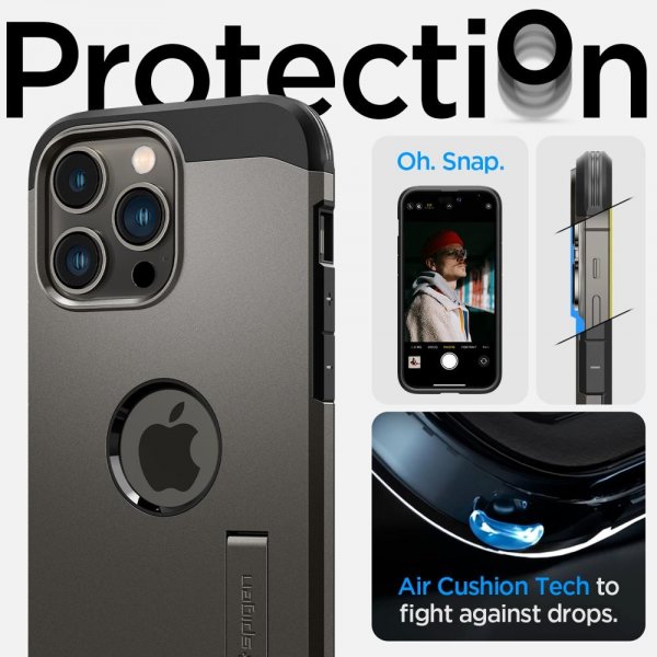 iPhone 14 Pro Max Skal Tough Armor MagFit Gunmetal