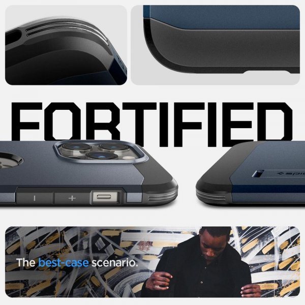 iPhone 14 Pro Max Skal Tough Armor MagFit Metal Slate