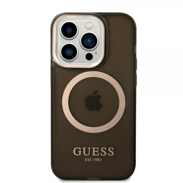 iPhone 14 Pro Max Skal Translucent MagSafe Svart