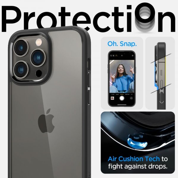iPhone 14 Pro Max Skal Ultra Hybrid Matte Black