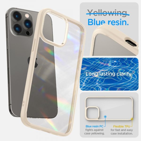 iPhone 14 Pro Max Skal Ultra Hybrid Sand Beige