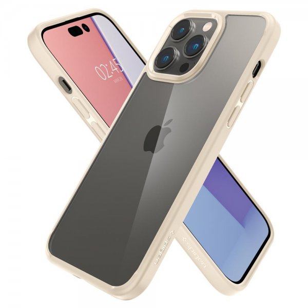 iPhone 14 Pro Max Skal Ultra Hybrid Sand Beige