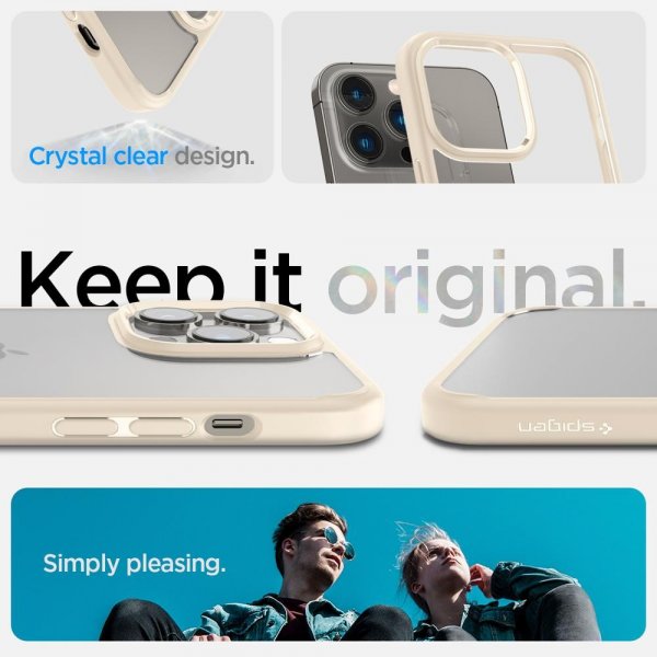iPhone 14 Pro Max Skal Ultra Hybrid Sand Beige