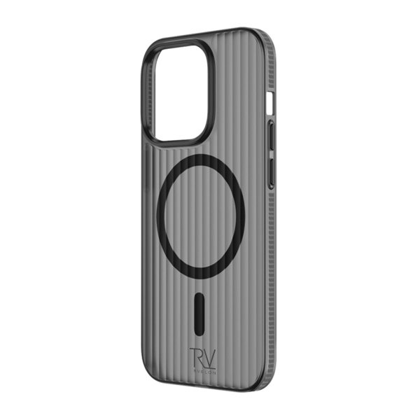 iPhone 14 Pro Skal Korrugerad MagSafe Grå