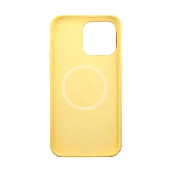 iPhone 14 Pro Skal Silikon MagSafe Gul