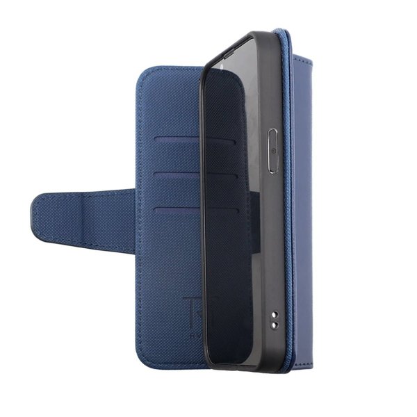 iPhone 14 Pro Fodral Utfällbart Kortfack Blå
