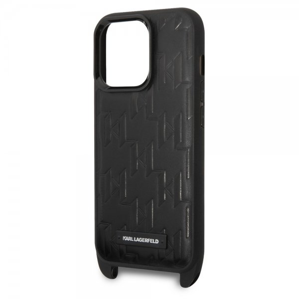 iPhone 14 Pro Skal Crossbody Strap Svart