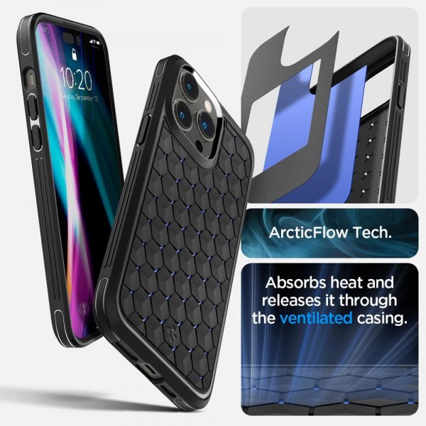 iPhone 14 Pro Skal Cryo Armor Matte Black