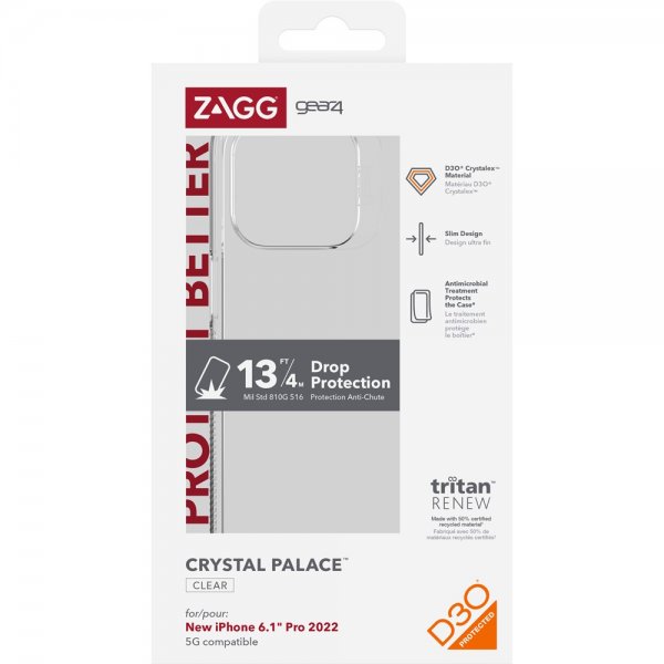 iPhone 14 Pro Skal Crystal Palace Clear