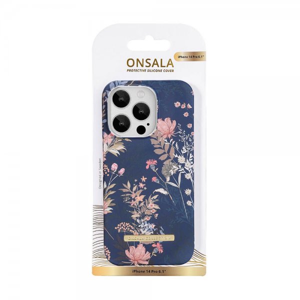 iPhone 14 Pro Skal Fashion Edition Dark Flower