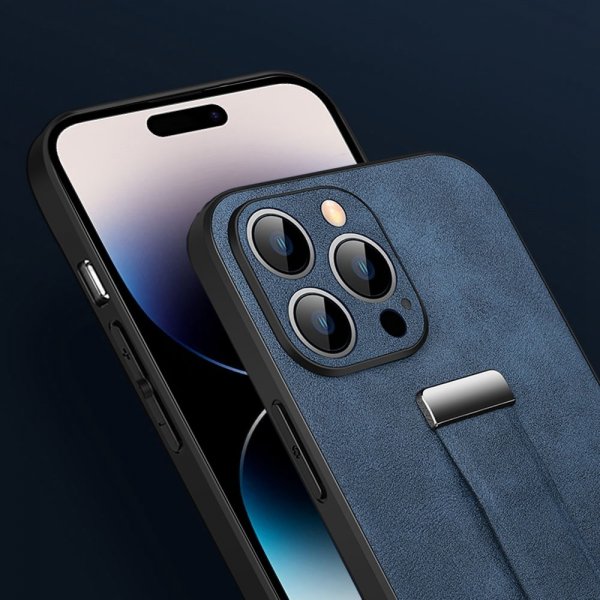 iPhone 14 Pro Skal Fashion Series Blå