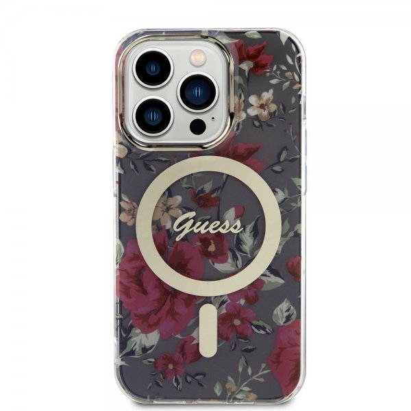 iPhone 14 Pro Skal Flower MagSafe Kaki