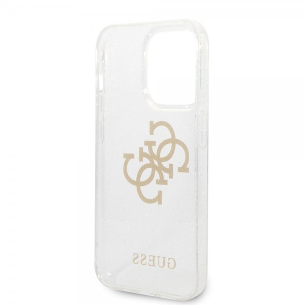 iPhone 14 Pro Skal Full Glitter Transparent