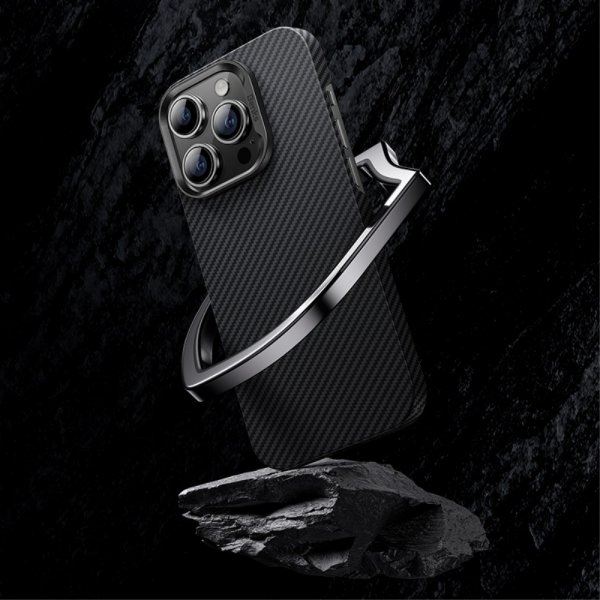 iPhone 14 Pro Skal Kevlar MagSafe Svart