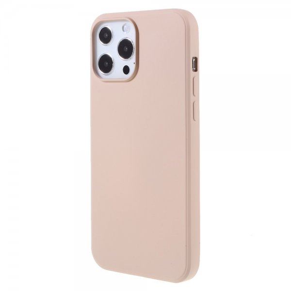 iPhone 14 Pro Skal Liquid Silicone Beige