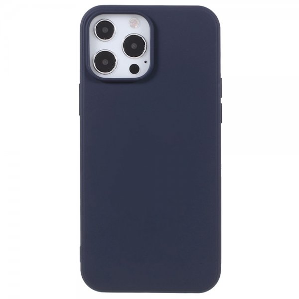 iPhone 14 Pro Skal Liquid Silicone Mörkblå