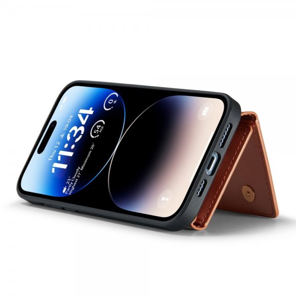 iPhone 14 Pro Skal M3 Series Löstagbar Korthållare Guld
