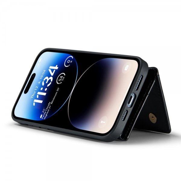 iPhone 14 Pro Skal M3 Series Löstagbar Korthållare Svart