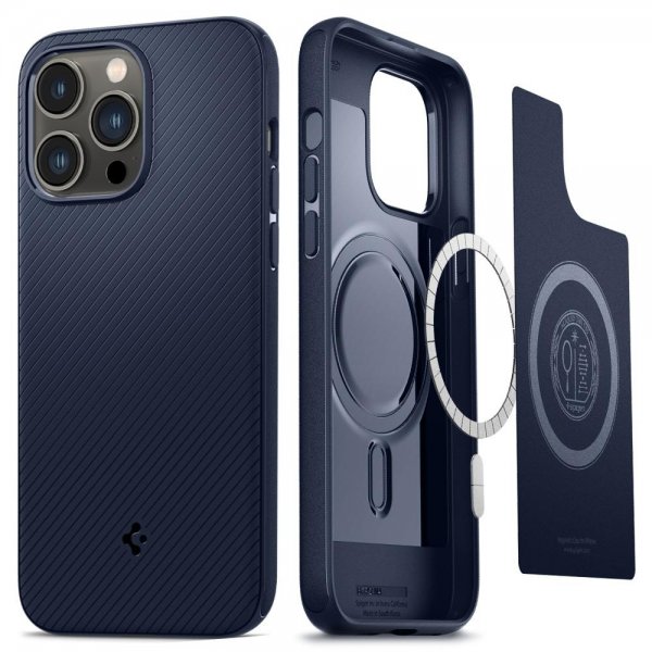 iPhone 14 Pro Skal Mag Armor MagFit Navy Blue