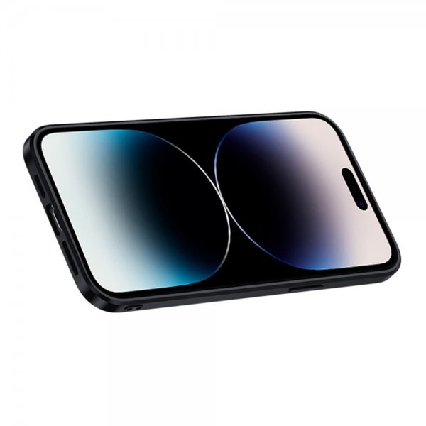 iPhone 14 Pro Skal med Stativ Blå