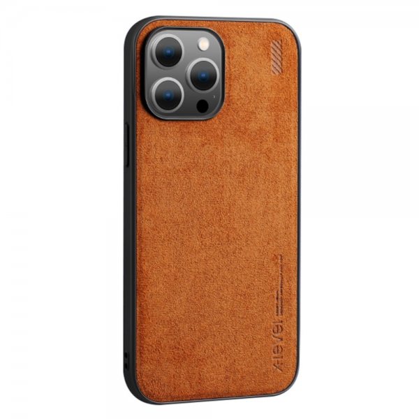 iPhone 14 Pro Skal Mockatextur Brun