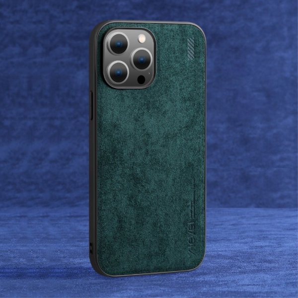iPhone 14 Pro Skal Mockatextur Grön