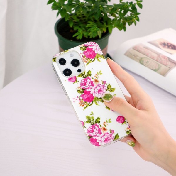 iPhone 14 Pro Skal Motiv Rosa Rosor