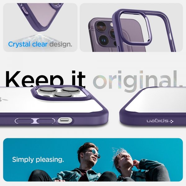 iPhone 14 Pro Skal Ultra Hybrid Deep Purple