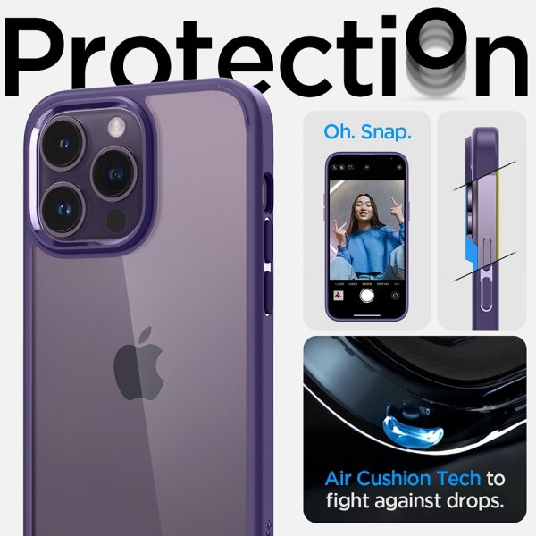 iPhone 14 Pro Skal Ultra Hybrid Deep Purple