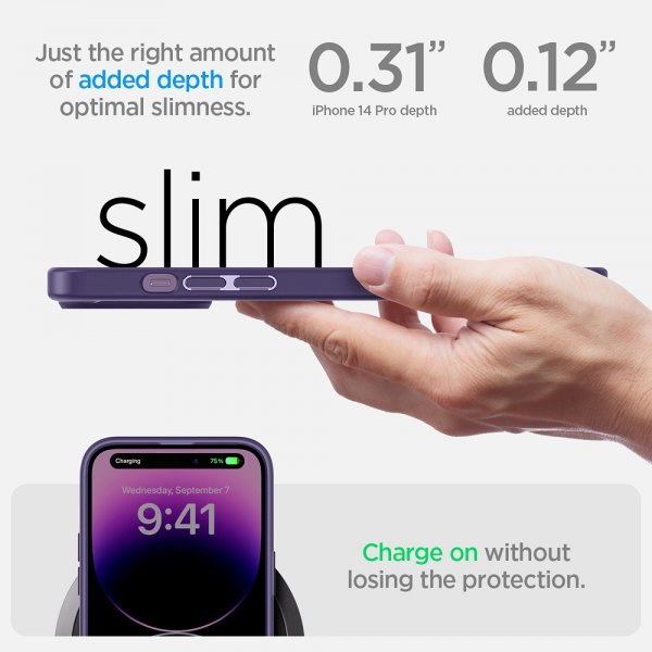 iPhone 14 Pro Skal Ultra Hybrid Deep Purple