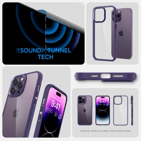 iPhone 14 Pro Skal Ultra Hybrid Deep Purple