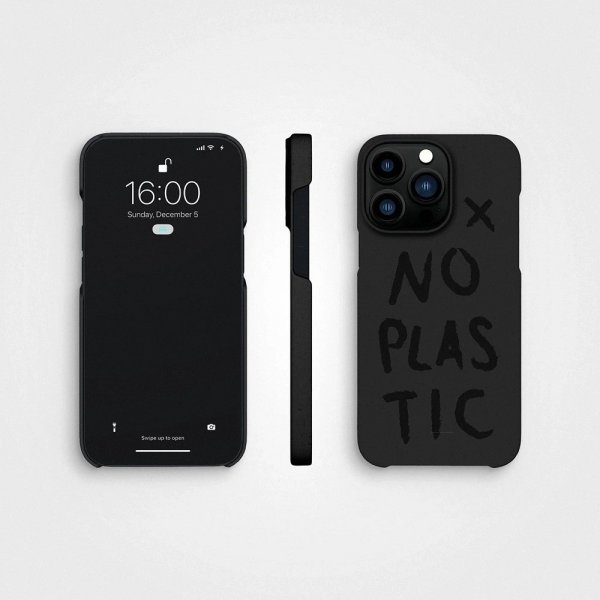 iPhone 14 Pro Skal Växtbaserat No Plastic Charcoal Black