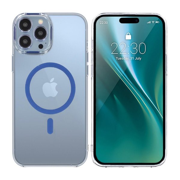 iPhone 14 Pro Skal TPU MagSafe Blå