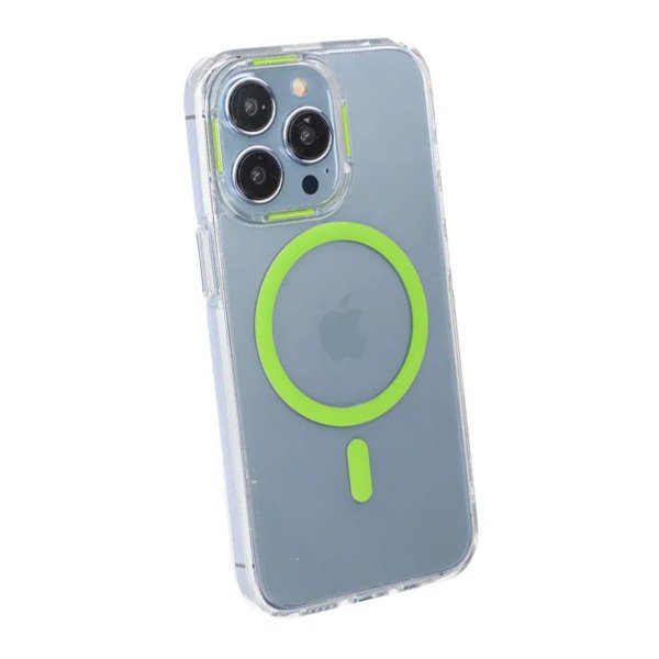 iPhone 14 Pro Skal TPU MagSafe Grön