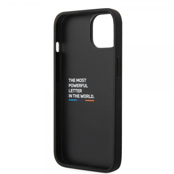 iPhone 14 Skal Carbon Effect Printed Logo Svart
