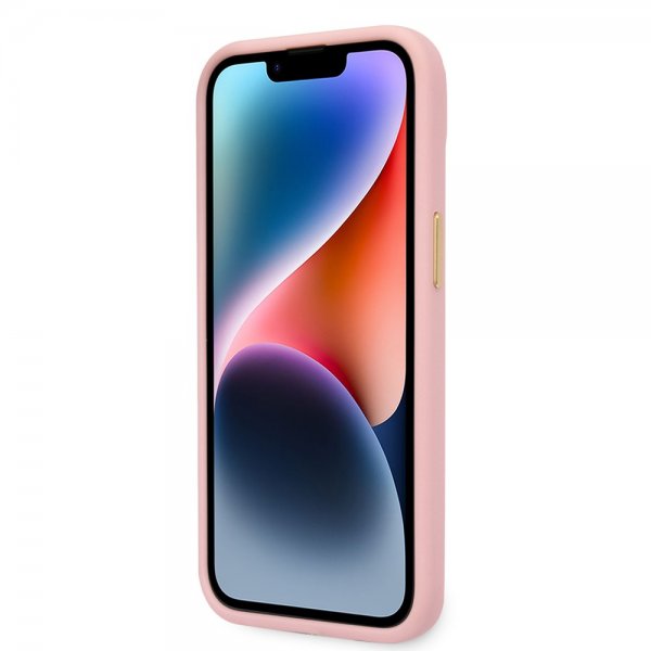 iPhone 14 Skal Croco Rosa
