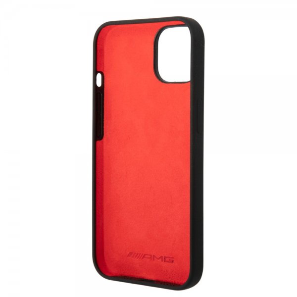 iPhone 14 Skal Liquid Silicone Carbon Pattern Svart