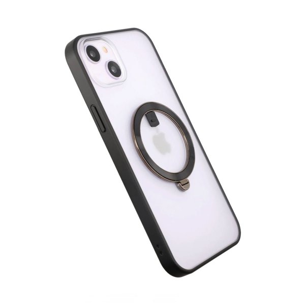 iPhone 14 Skal MagSafe Ring Svart