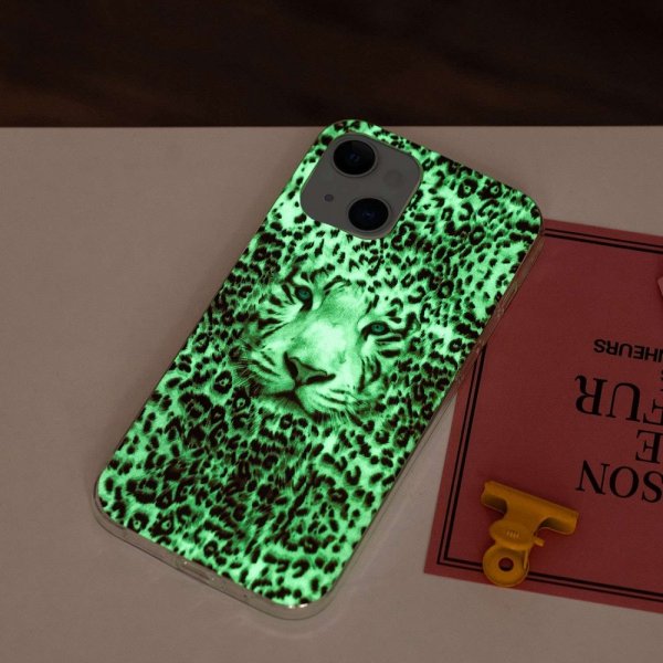 iPhone 14 Skal Motiv Vit Tiger