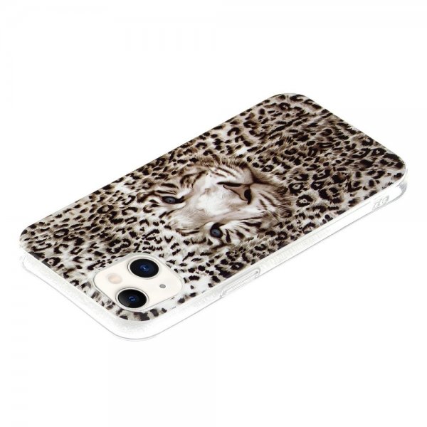 iPhone 14 Skal Motiv Vit Tiger