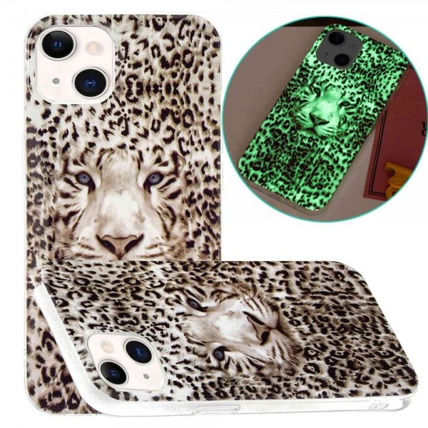 iPhone 14 Skal Motiv Vit Tiger