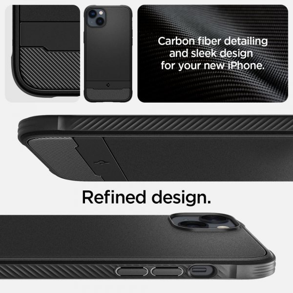 iPhone 14 Skal Rugged Armor MagFit Matte Black