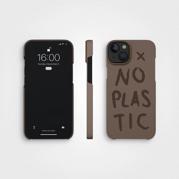 iPhone 14 Skal Växtbaserat No Plastic Earth Brown