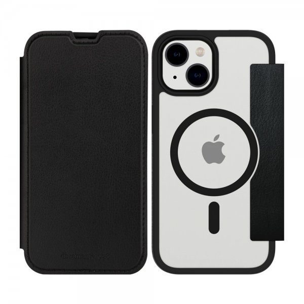 iPhone 13/14/15/16e/17e Fodral Helsinki MagSafe Clear/Black