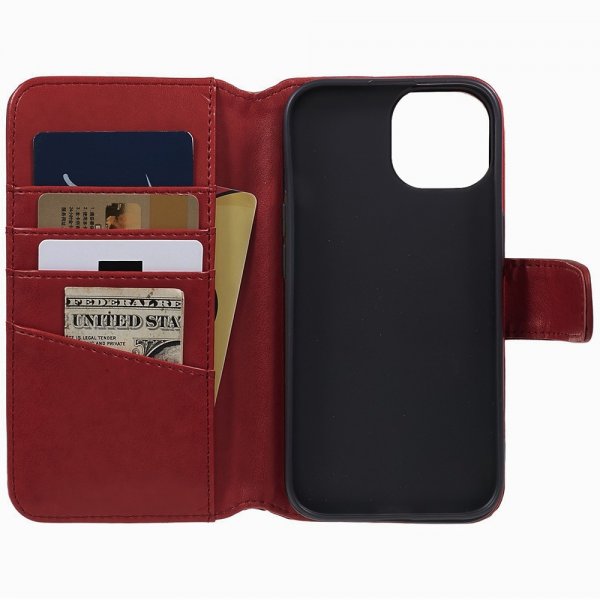 iPhone 15 Plus Fodral Essential Leather Poppy Red