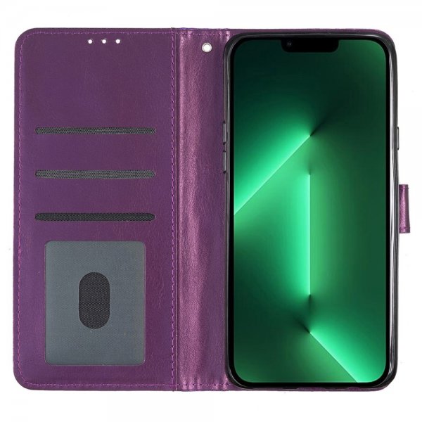 iPhone 15 Plus Fodral Glitter Lila