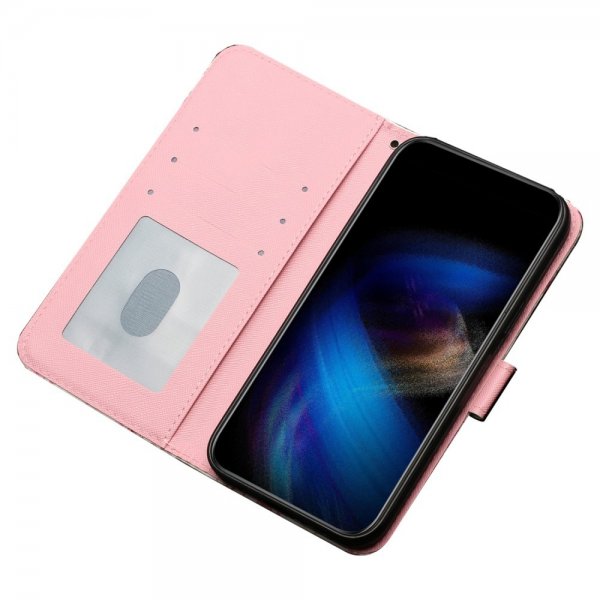 iPhone 15 Plus Fodral Motiv Rosa Nallebjörnar