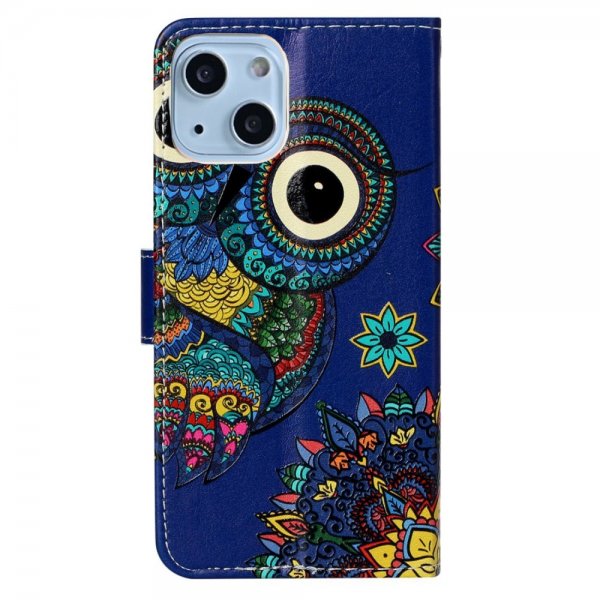 iPhone 15 Plus Fodral Motiv Uggla Mandala