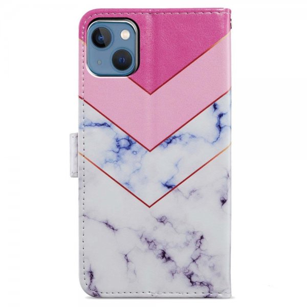 iPhone 15 Plus Fodral Motiv Vit Marmor