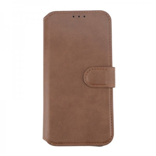 iPhone 15 Plus Fodral Äkta Läder Brun